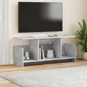 Βάση TV 102 x 35 x 45 εκ. Σκυρόδεμα Γκρι Επεξεργασμένο Ξύλο