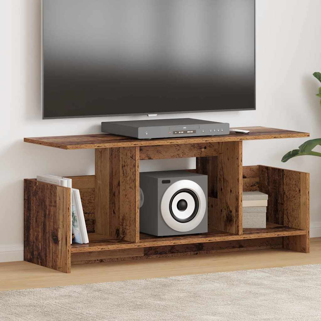Βάση TV Παλιό ξύλο 102 x 35 x 45 εκ. Επεξεργασμένο ξύλο