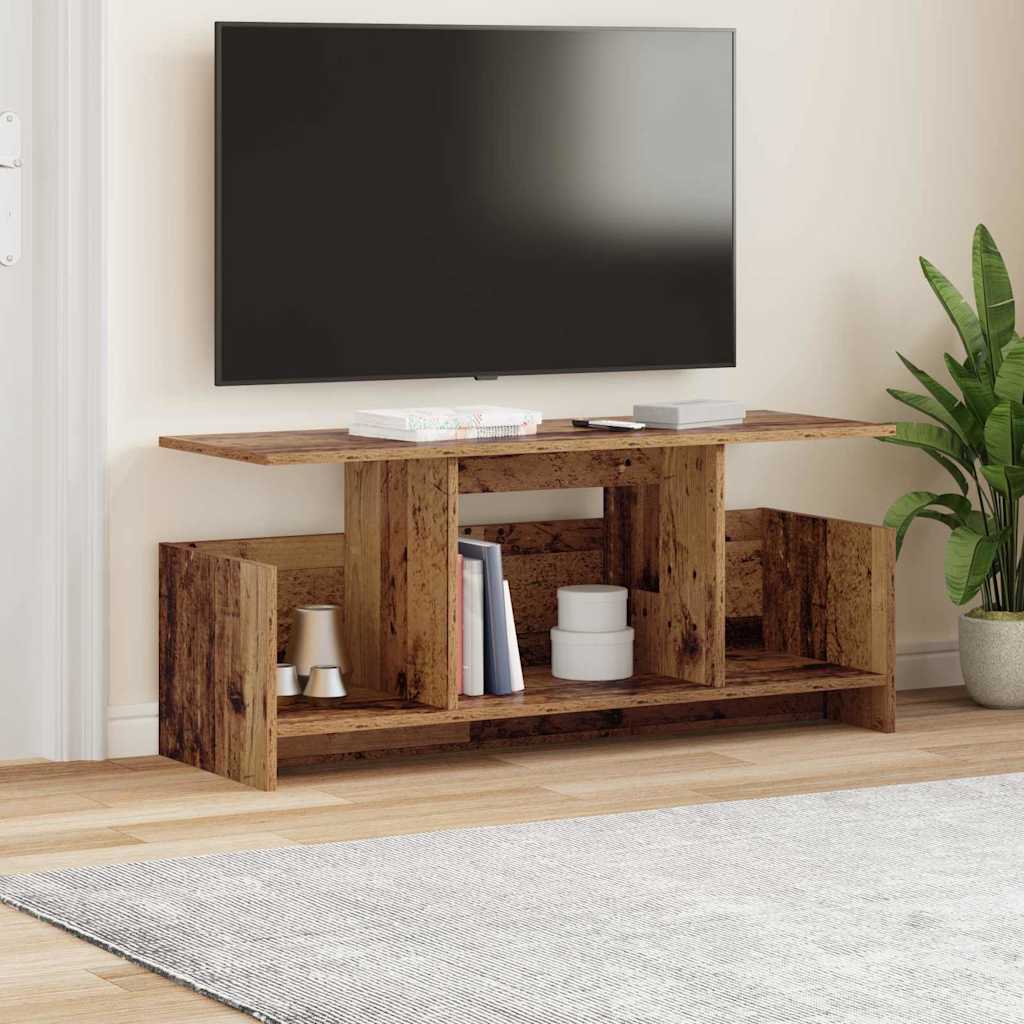 Βάση TV Παλιό ξύλο 102 x 35 x 45 εκ. Επεξεργασμένο ξύλο
