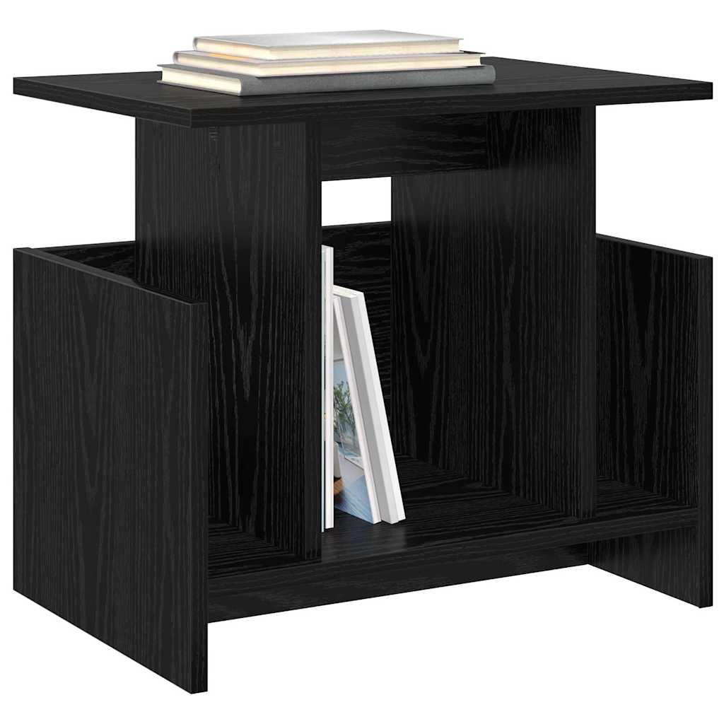 Βάση TV 2 pcs Μαύρη Οξυά 50 x 35 x 45 cm Επεξεργασμένο ξύλο