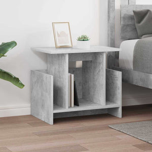 Βάση TV 50 x 35 x 45 cm Σκυρόδεμα Γκρι Επεξεργασμένο Ξύλο