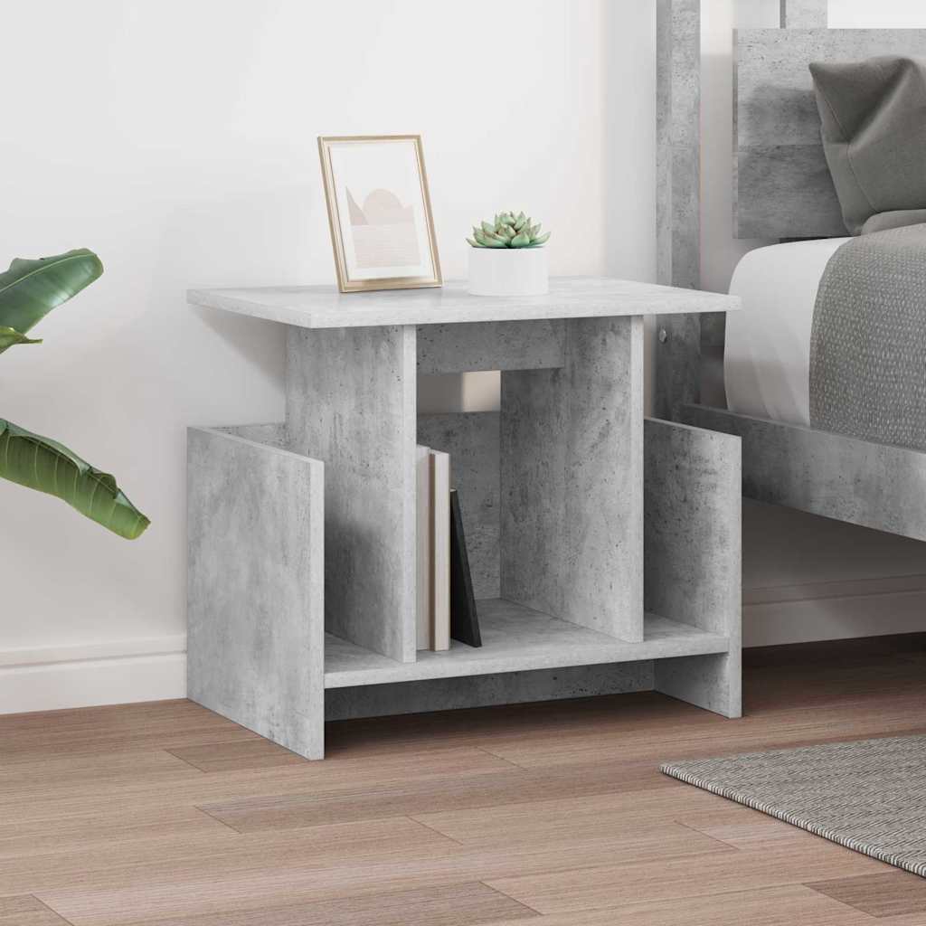 Βάση TV 2 pcs Σκυρόδεμα Γκρι 50 x 35 x 45 cm Επεξεργασμένο ξύλο