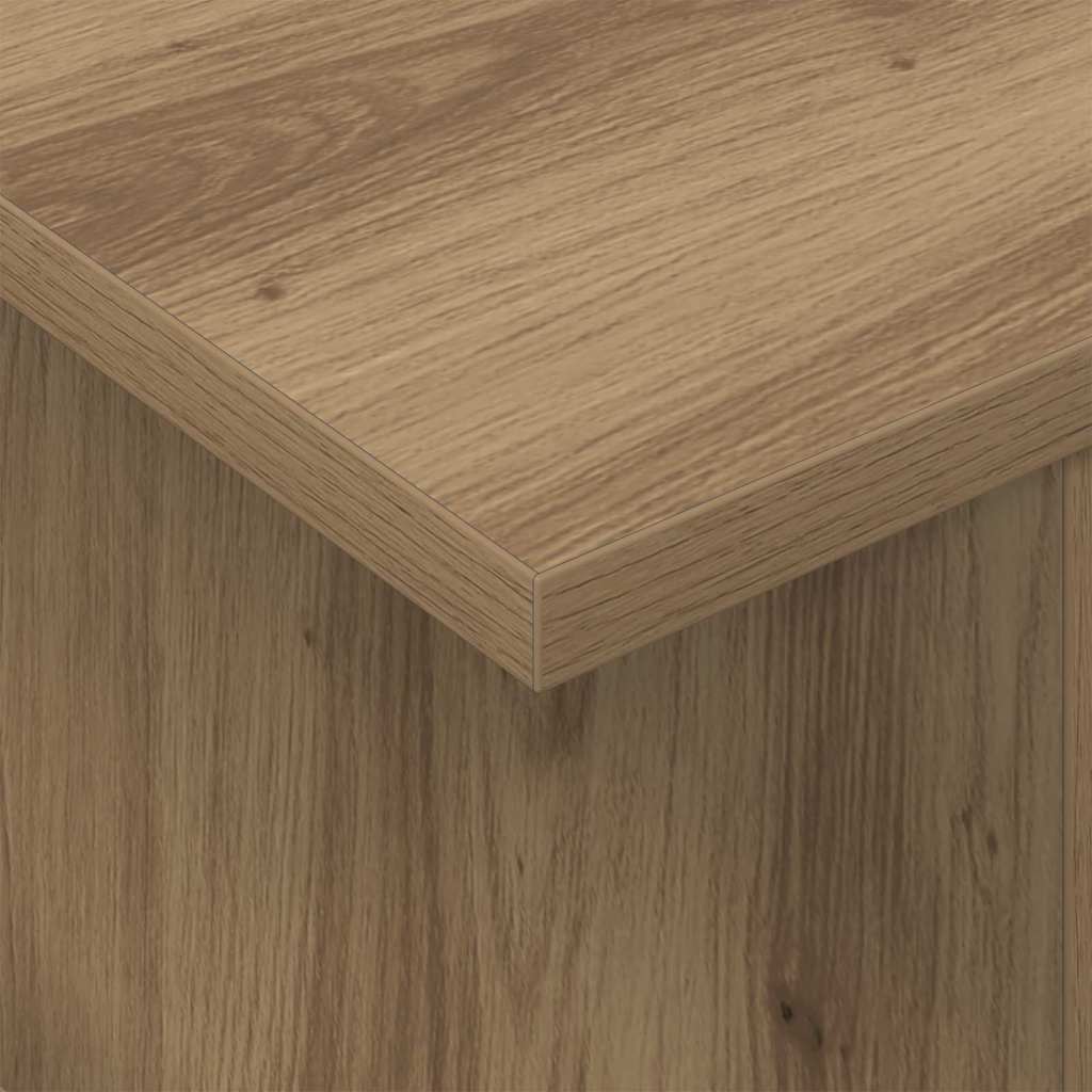 Βάση TV 2 pcs Artisan Oak Επεξεργασμένο ξύλο