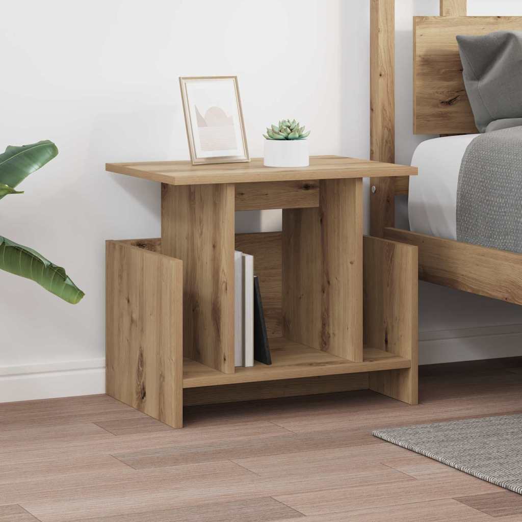 Βάση TV 2 pcs Artisan Oak Επεξεργασμένο ξύλο