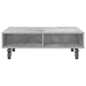 Κομοδίνο με τροχούς Σκυρόδεμα Γκρι 90 x 50 x 30 cm - Pakobazaar