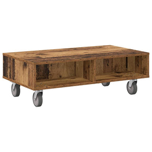 Κομοδίνο με τροχούς Παλιό ξύλο 90 x 50 x 30 cm - Pakobazaar