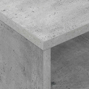 Κομοδίνο με τροχούς Σκυρόδεμα Γκρι 50,5 x 50 x 30 εκ - Pakobazaar
