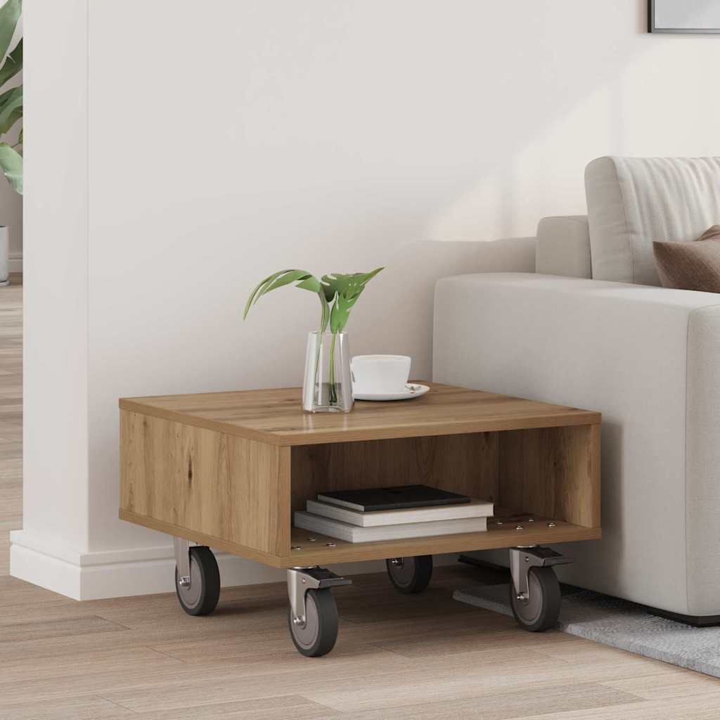 Κομοδίνο με τροχούς Artisan Oak 50,5 x 50 x 30 εκ - Pakobazaar