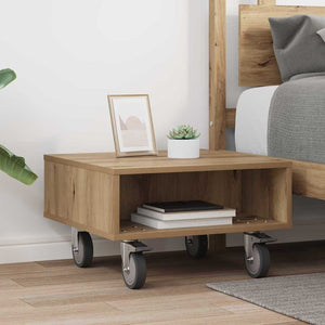 Κομοδίνο με τροχούς Artisan Oak 50,5 x 50 x 30 εκ - Pakobazaar