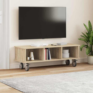 Βάση TV 100 x 35 x 35 εκ Δρύς Sonoma Επεξεργασμένο Ξύλο