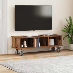 Βάση TV 100 x 35 x 35 εκ Παλιό ξύλο Επεξεργασμένο Ξύλο