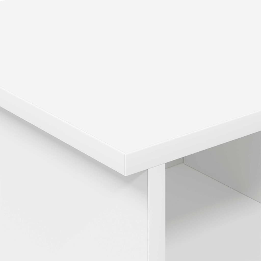Βάση TV Λευκό 68,5 x 35 x 35 εκ Επεξεργασμένο ξύλο