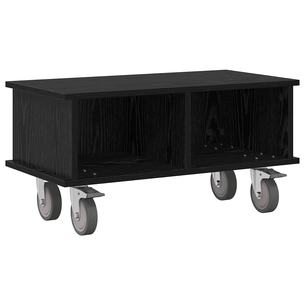 Βάση TV Μαύρη Οξυά 68,5 x 35 x 35 εκ Επεξεργασμένο ξύλο - Pakobazaar