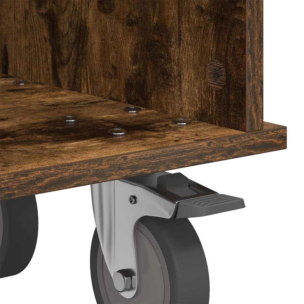 Βάση TV Καπνιστό Δρύς 68,5 x 35 x 35 εκ Επεξεργασμένο ξύλο