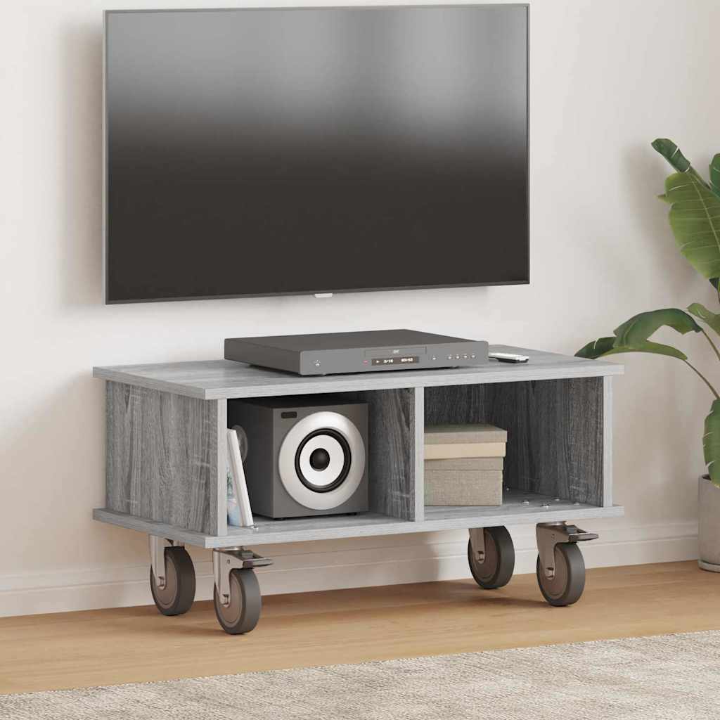 Βάση TV Γκρίζο Σονομα 68,5 x 35 x 35 εκ Επεξεργασμένο ξύλο