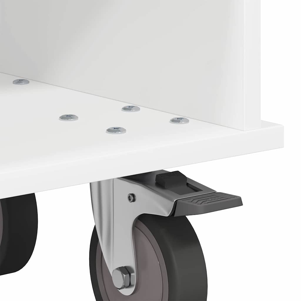 Βάση TV Λευκό 37 x 35 x 35 εκ Επεξεργασμένο ξύλο