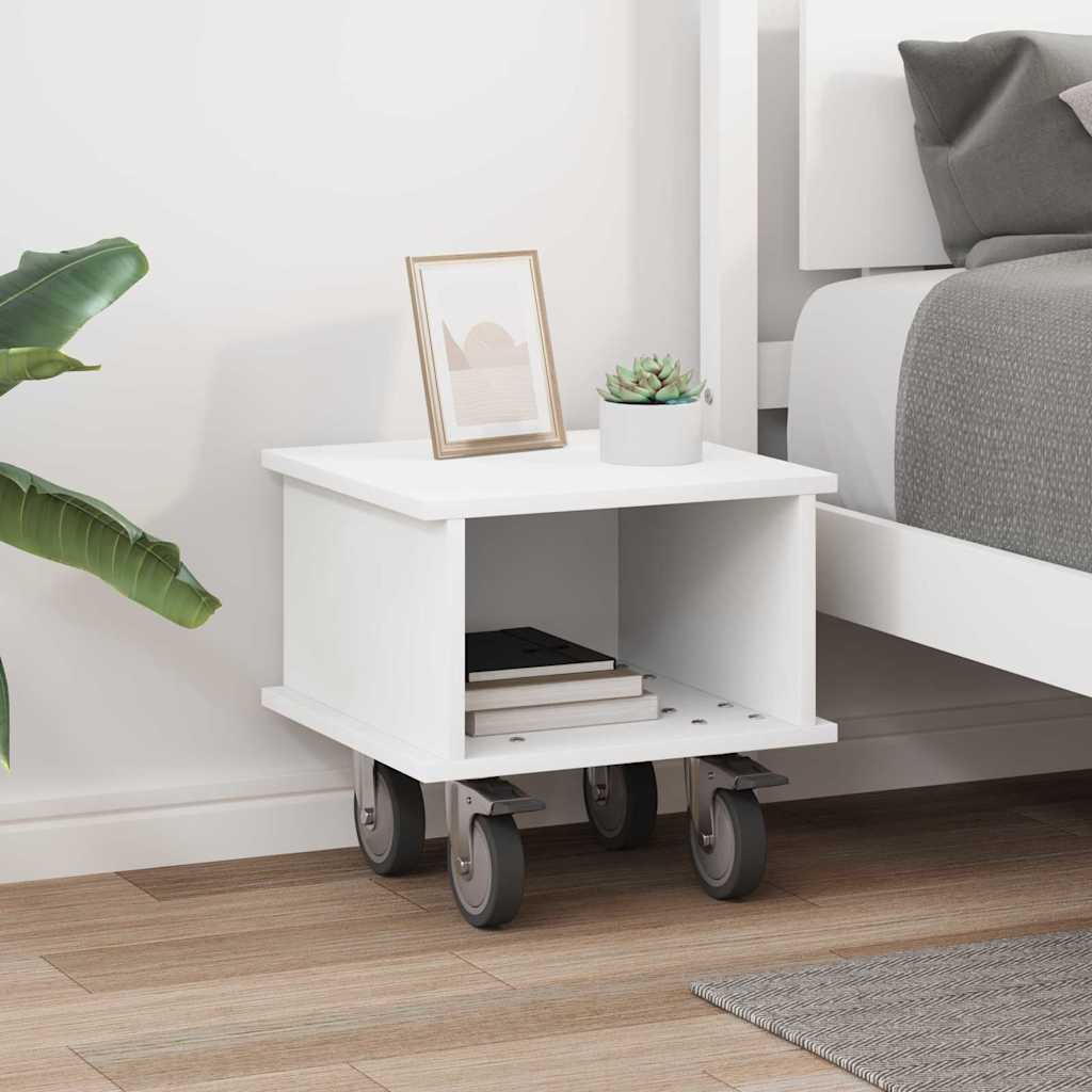 Βάση TV Λευκό 37 x 35 x 35 εκ Επεξεργασμένο ξύλο