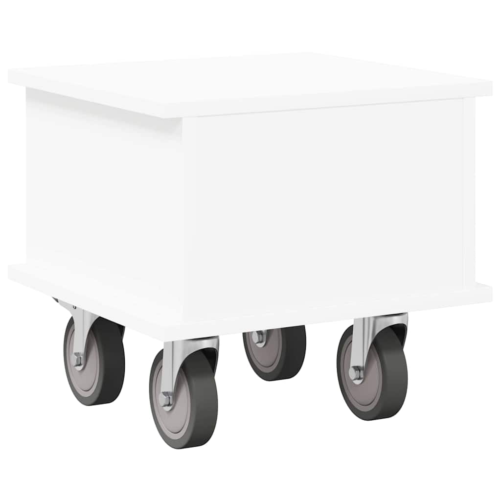 Βάση TV Λευκό 37 x 35 x 35 εκ Επεξεργασμένο ξύλο