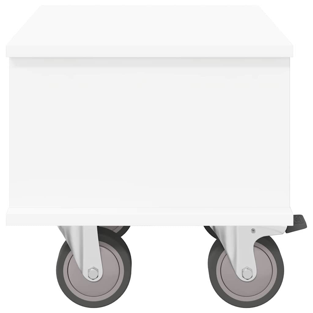 Βάση TV Λευκό 37 x 35 x 35 εκ Επεξεργασμένο ξύλο