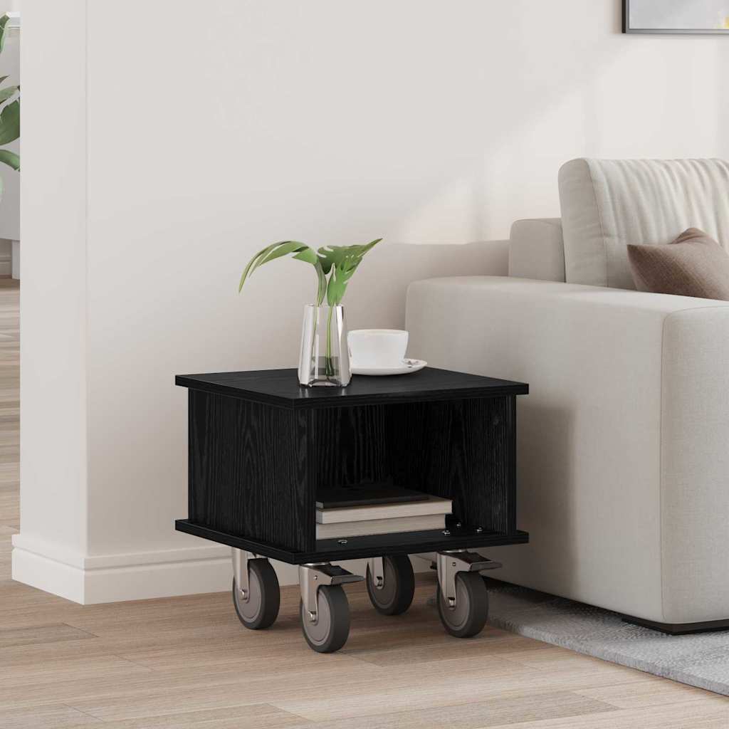 Βάση TV Μαύρη Οξυά 37 x 35 x 35 εκ Επεξεργασμένο ξύλο