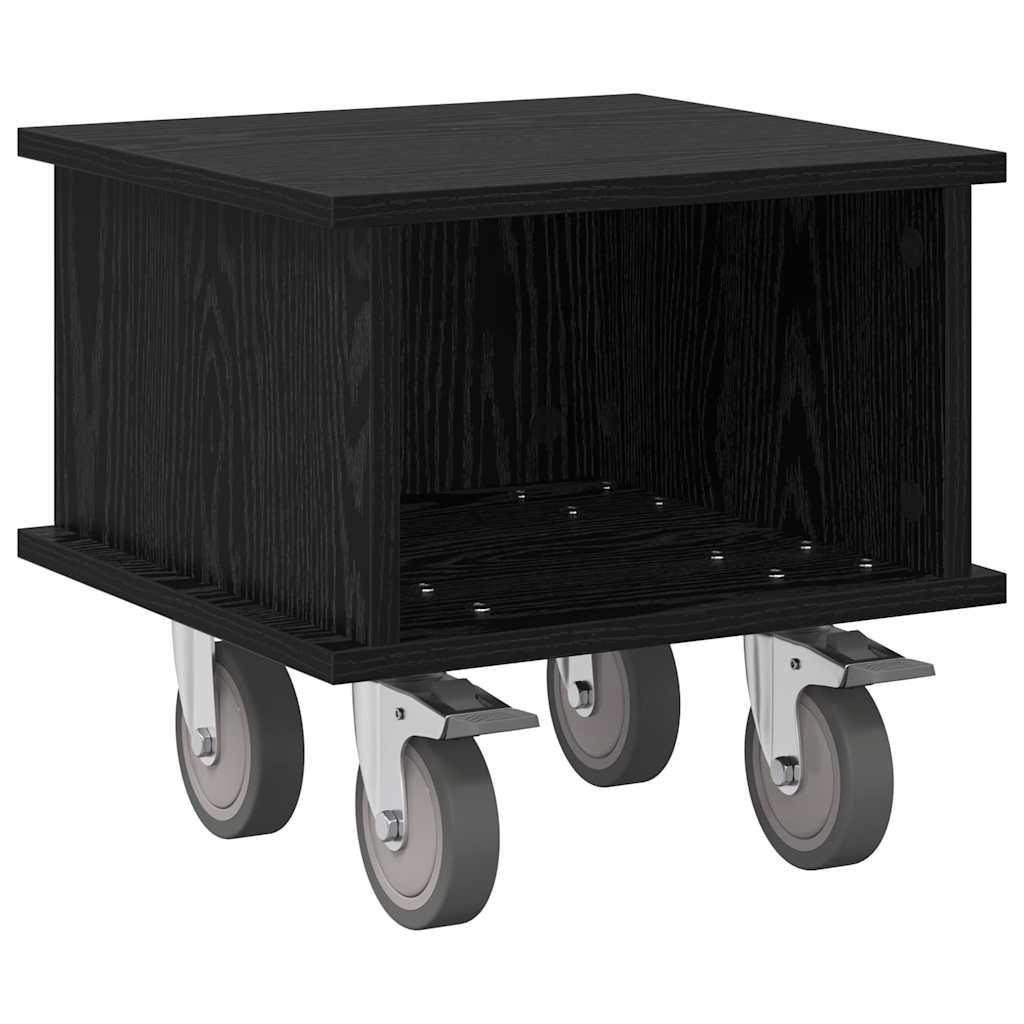 Βάση TV Μαύρη Οξυά 37 x 35 x 35 εκ Επεξεργασμένο ξύλο