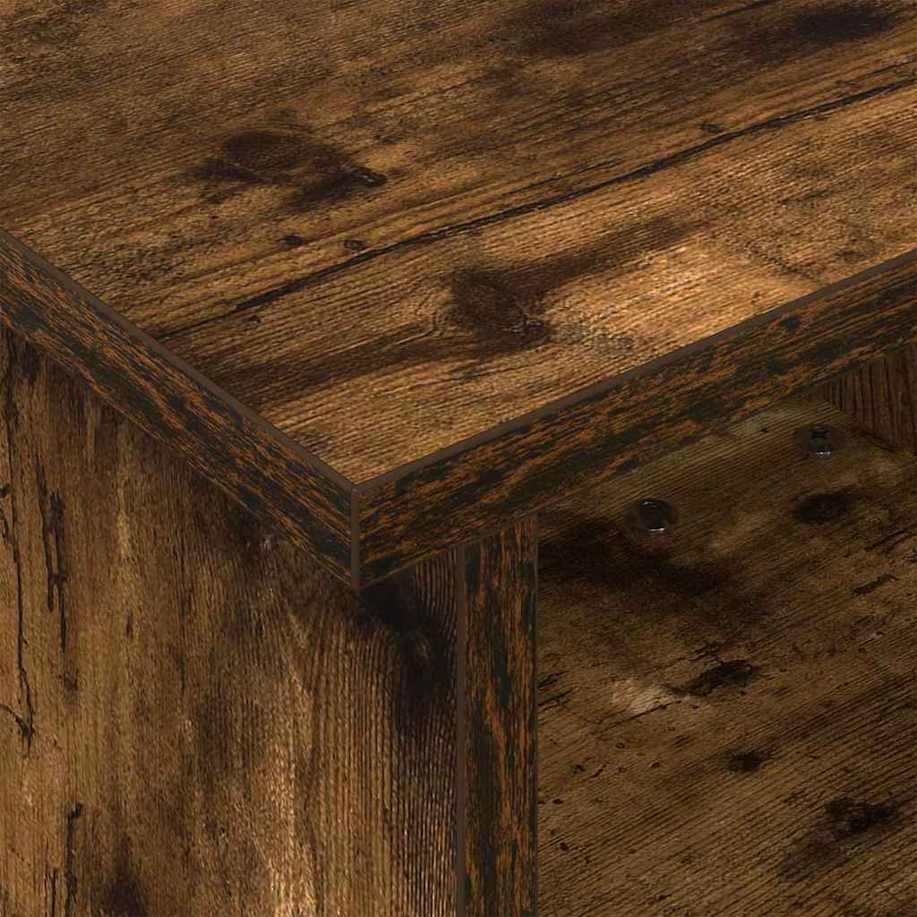 Βάση TV Καπνιστό Δρύς 37 x 35 x 35 εκ Επεξεργασμένο ξύλο