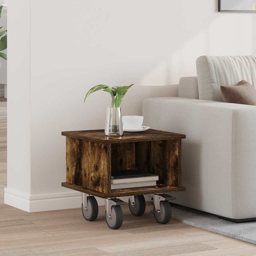 Βάση TV Καπνιστό Δρύς 37 x 35 x 35 εκ Επεξεργασμένο ξύλο