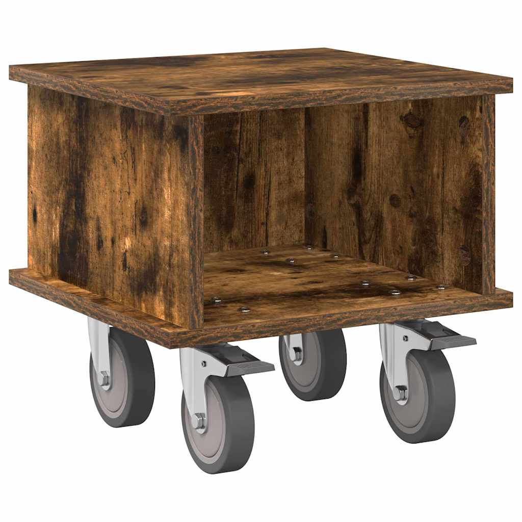 Βάση TV Καπνιστό Δρύς 37 x 35 x 35 εκ Επεξεργασμένο ξύλο