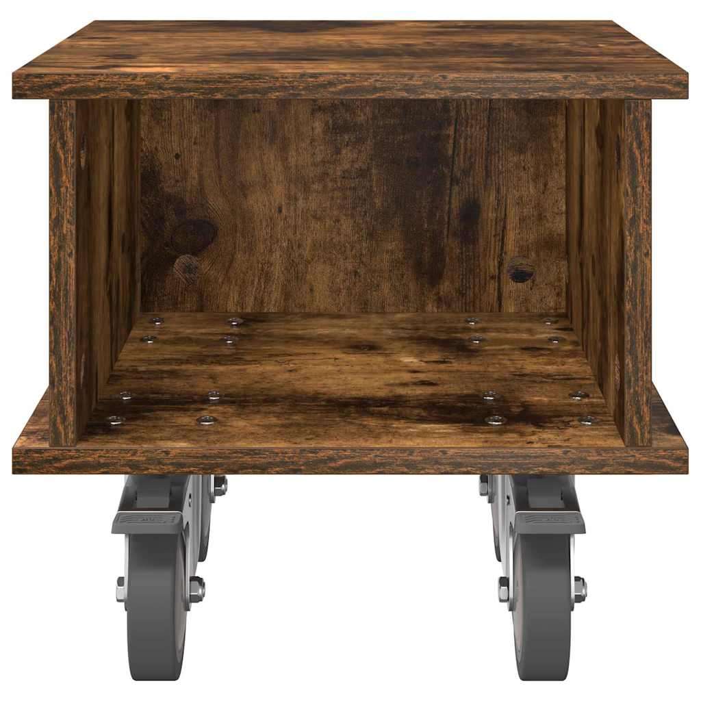 Βάση TV Καπνιστό Δρύς 37 x 35 x 35 εκ Επεξεργασμένο ξύλο