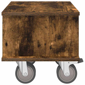 Βάση TV 37 x 35 x 35 εκ Καπνιστό Δρύς Επεξεργασμένο Ξύλο