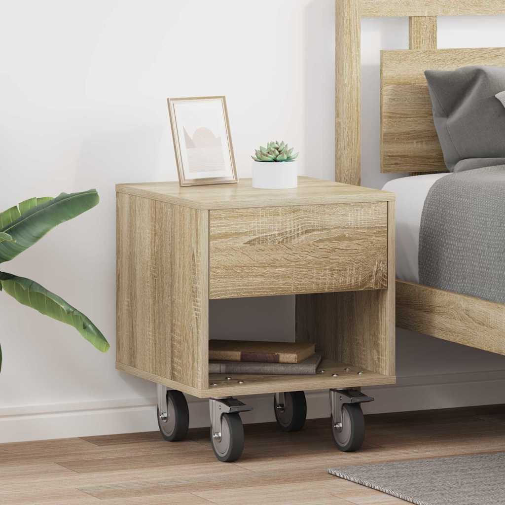 Κομοδίνο 2 pcs Δρύς Sonoma 40,5 x 40 x 48 εκ.