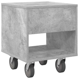 Κομοδίνο 2 τμχ. Σκυρόδεμα Γκρι 40,5 x 40 x 48 εκ.