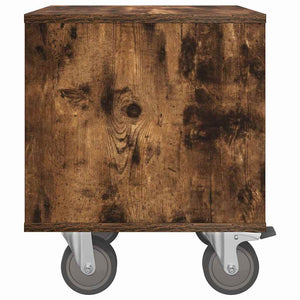 Κομοδίνο 2 τμχ. Καπνιστό Δρύς 40,5 x 40 x 48 εκ.