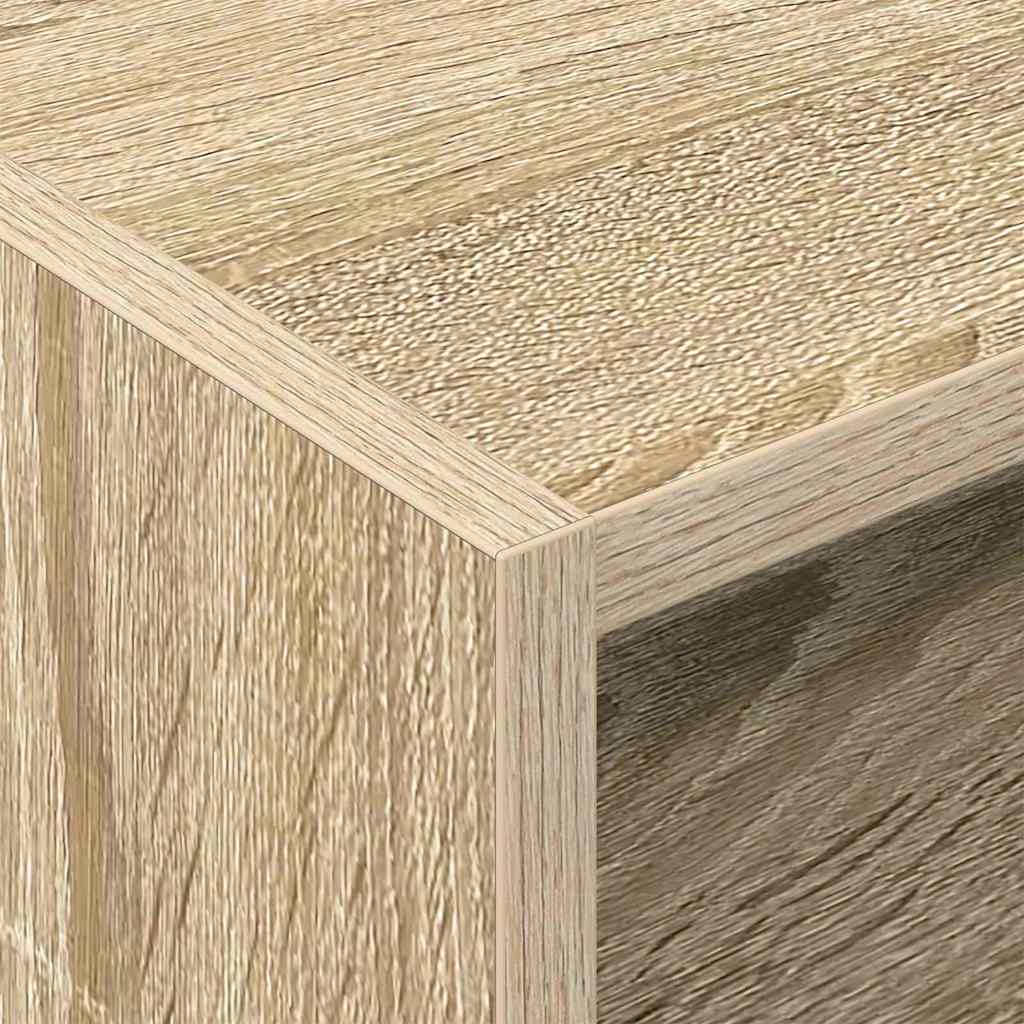 Ντουλάπι δίσκων βινυλίου με ράφι Δρύς Sonoma 78,5 x 35 x 45 εκ - Pakobazaar