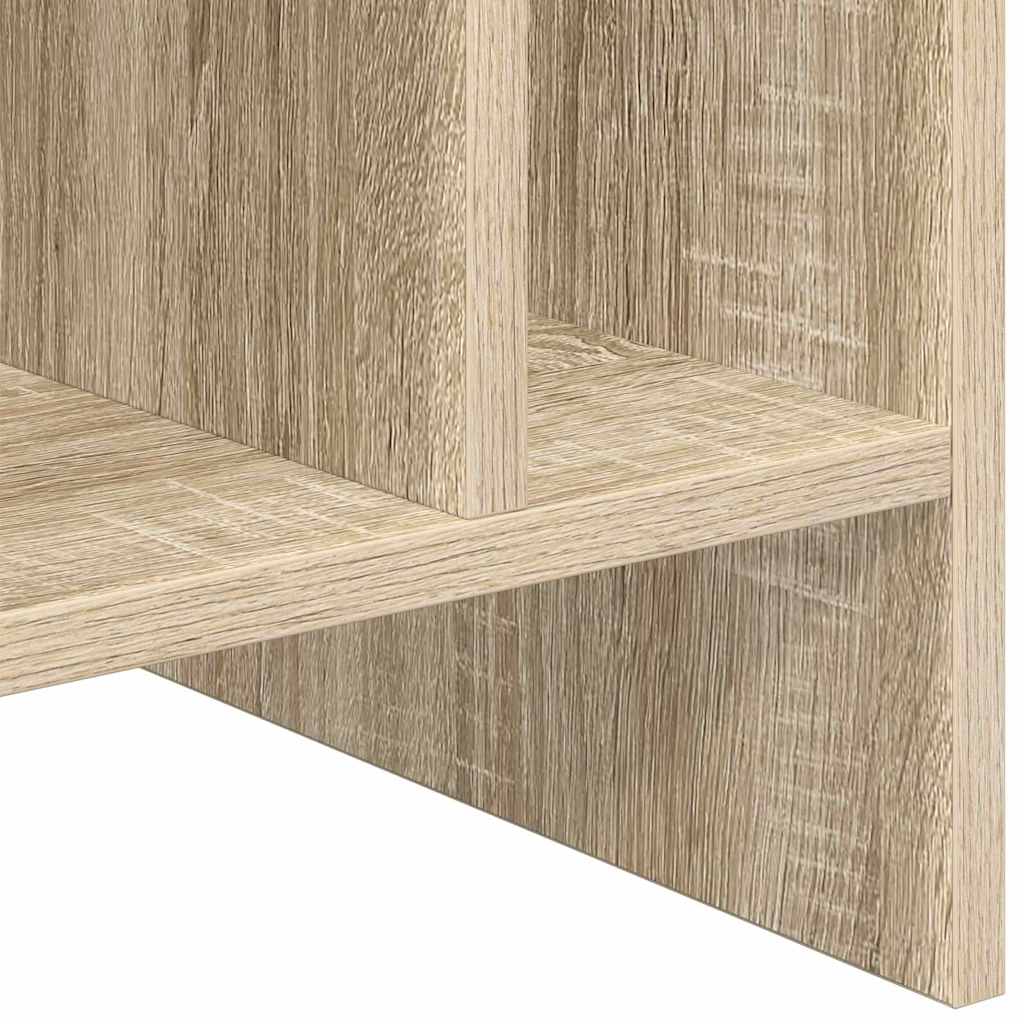 Ντουλάπι δίσκων βινυλίου με ράφι Δρύς Sonoma 78,5 x 35 x 45 εκ - Pakobazaar