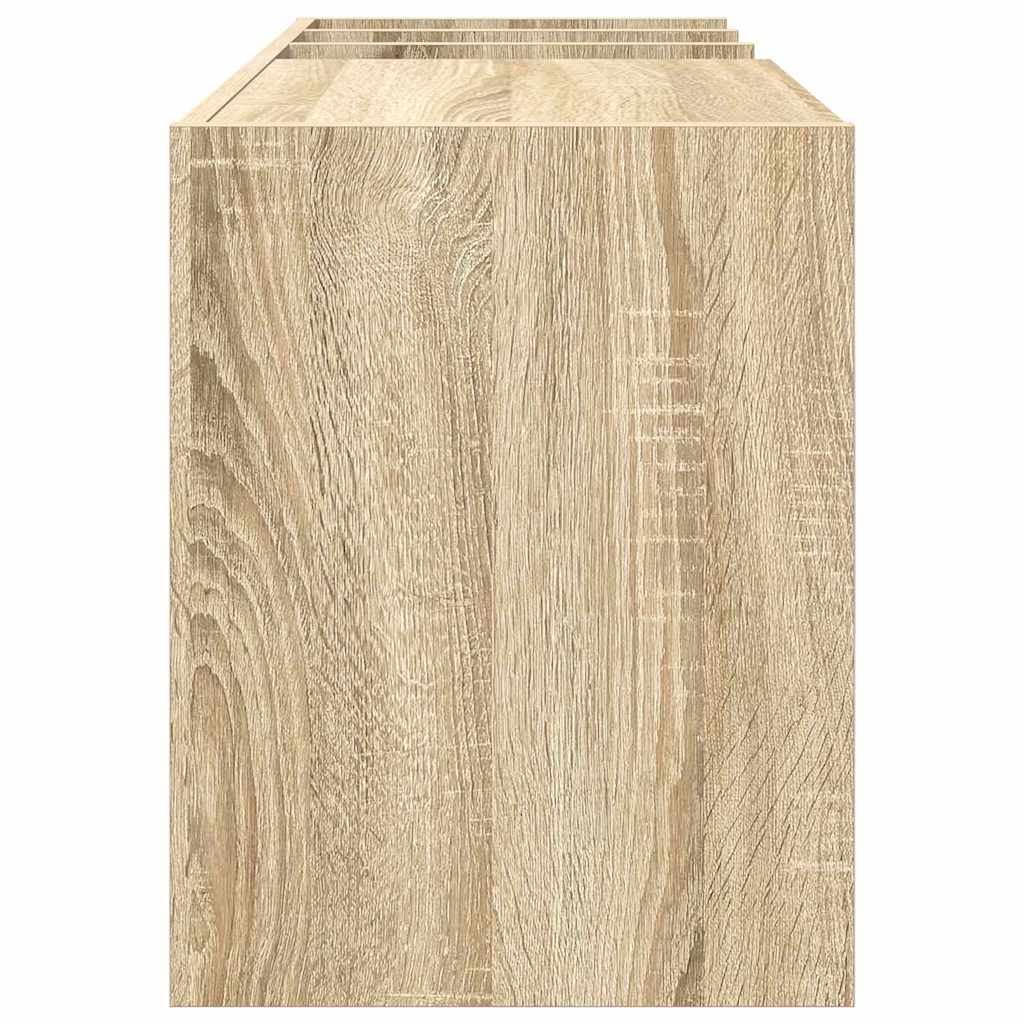 Ντουλάπι δίσκων βινυλίου με ράφι Δρύς Sonoma 78,5 x 35 x 45 εκ - Pakobazaar