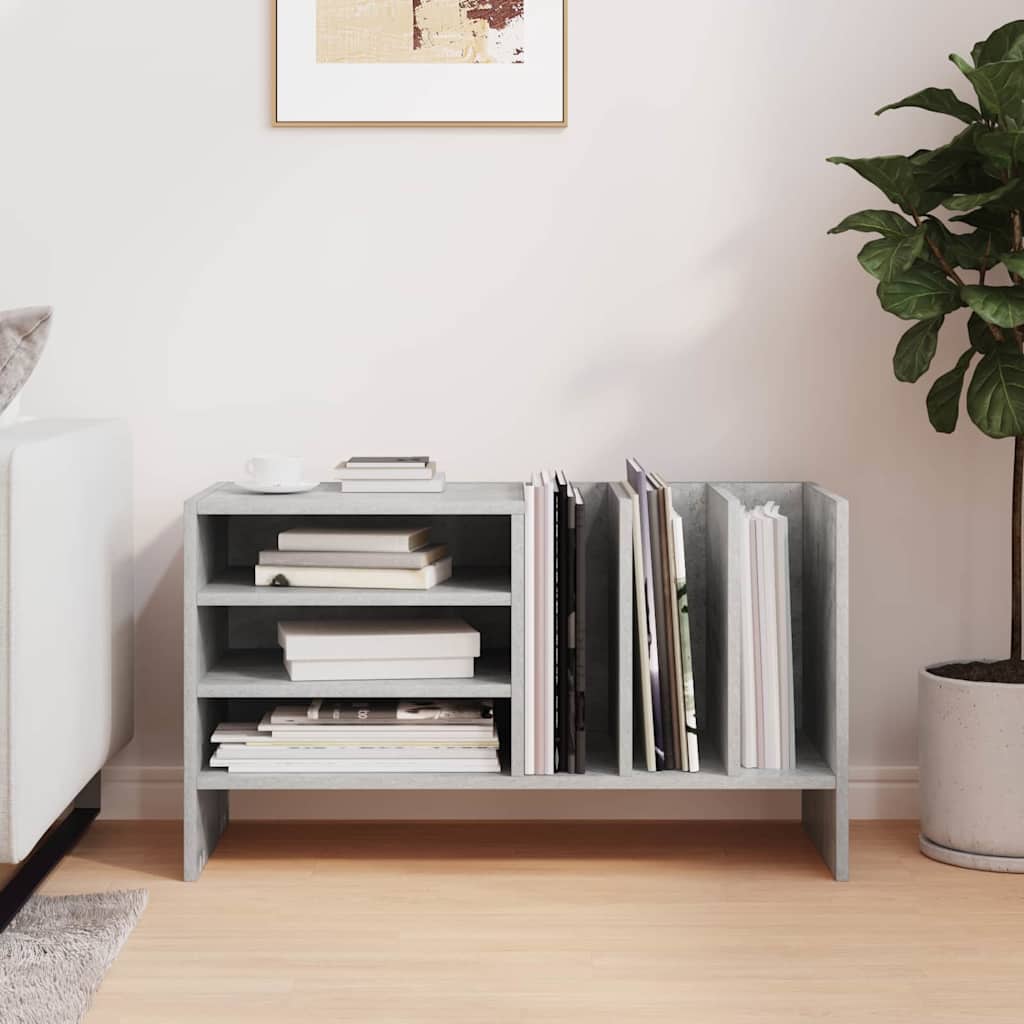 Ντουλάπι δίσκων βινυλίου Σκυρόδεμα Γκρι 78,5 x 35 x 45 εκ