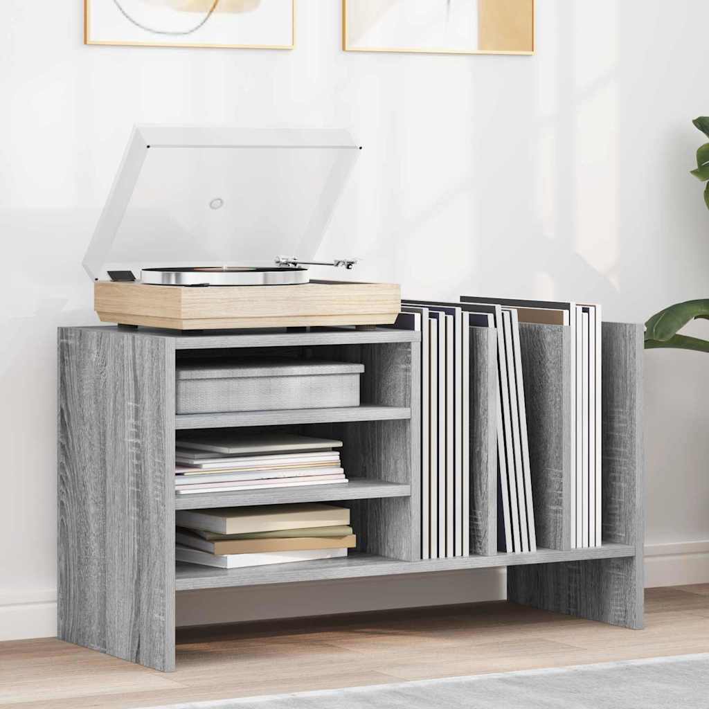 Ντουλάπι δίσκων βινυλίου Γκρίζο Σονομα 78,5 x 35 x 45 εκ