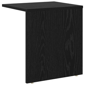 End Table Μαύρη Οξυά 37 x 32 x 40 εκ Επεξεργασμένο Ξύλο
