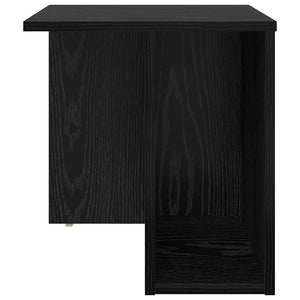 End Table Μαύρη Οξυά 37 x 32 x 40 εκ Επεξεργασμένο Ξύλο