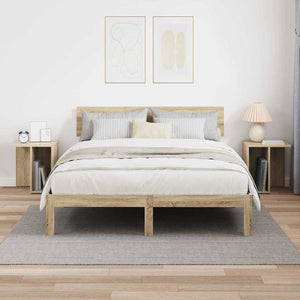 End Table 2 τμχ. Δρύς Sonoma 37 x 32 x 40 εκ Επεξεργασμένο Ξύλο