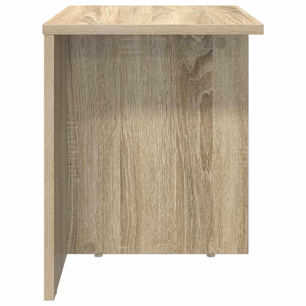 End Table 2 pcs Δρύς Sonoma 37 x 32 x 40 εκ Επεξεργασμένο ξύλο