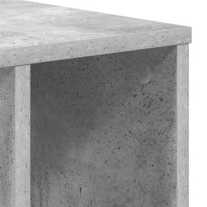 End Table Σκυρόδεμα Γκρι 37 x 32 x 40 εκ Επεξεργασμένο Ξύλο