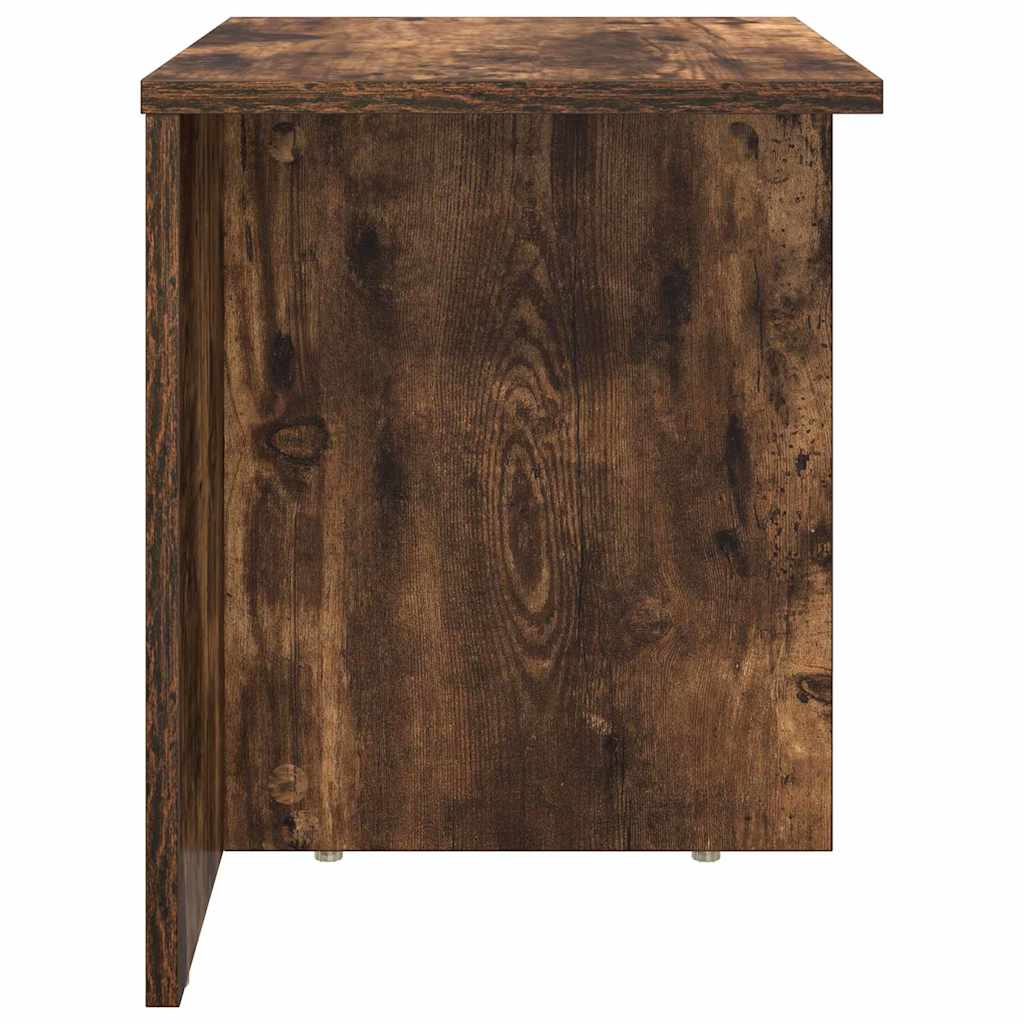 End Table Καπνιστό Δρύς 37 x 32 x 40 εκ Επεξεργασμένο ξύλο