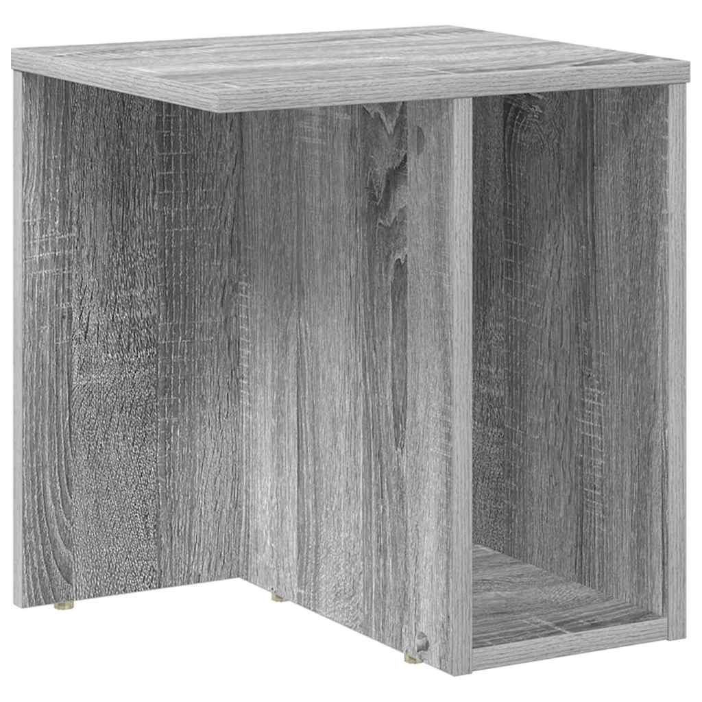End Table Γκρίζο Σονομα 37 x 32 x 40 εκ Επεξεργασμένο ξύλο