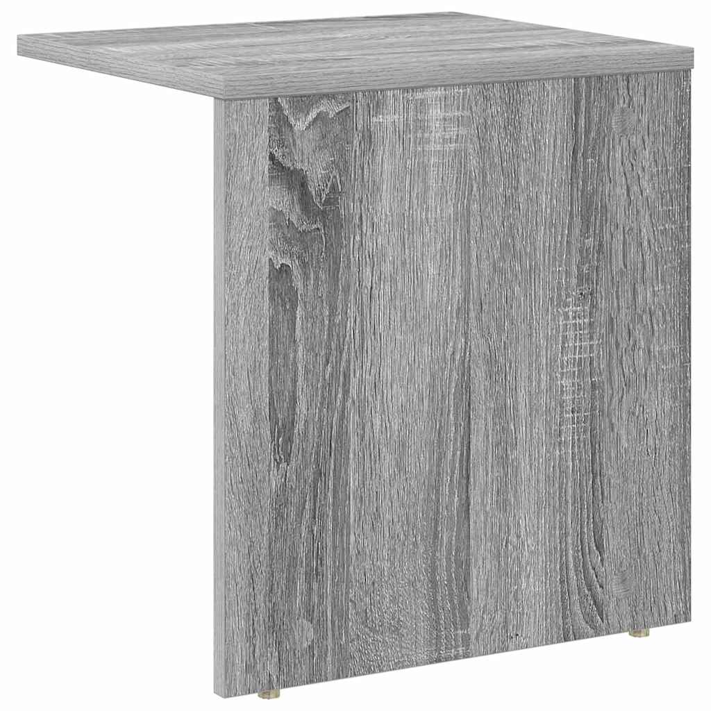 End Table Γκρίζο Σονομα 37 x 32 x 40 εκ Επεξεργασμένο ξύλο