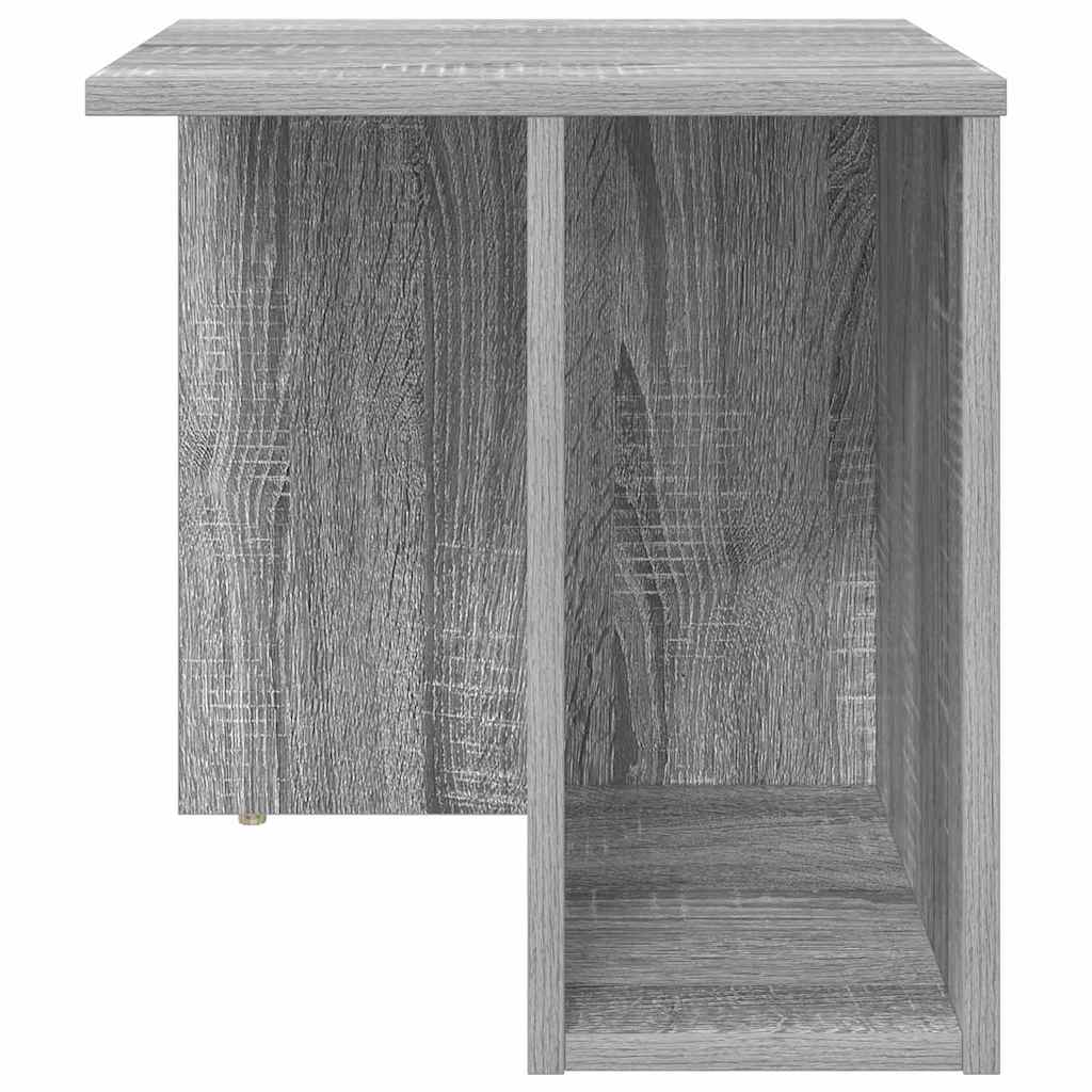 End Table Γκρίζο Σονομα 37 x 32 x 40 εκ Επεξεργασμένο ξύλο
