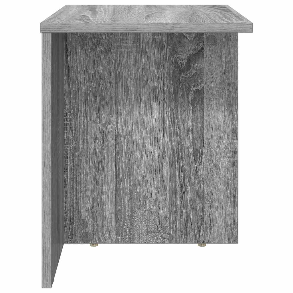 End Table Γκρίζο Σονομα 37 x 32 x 40 εκ Επεξεργασμένο ξύλο