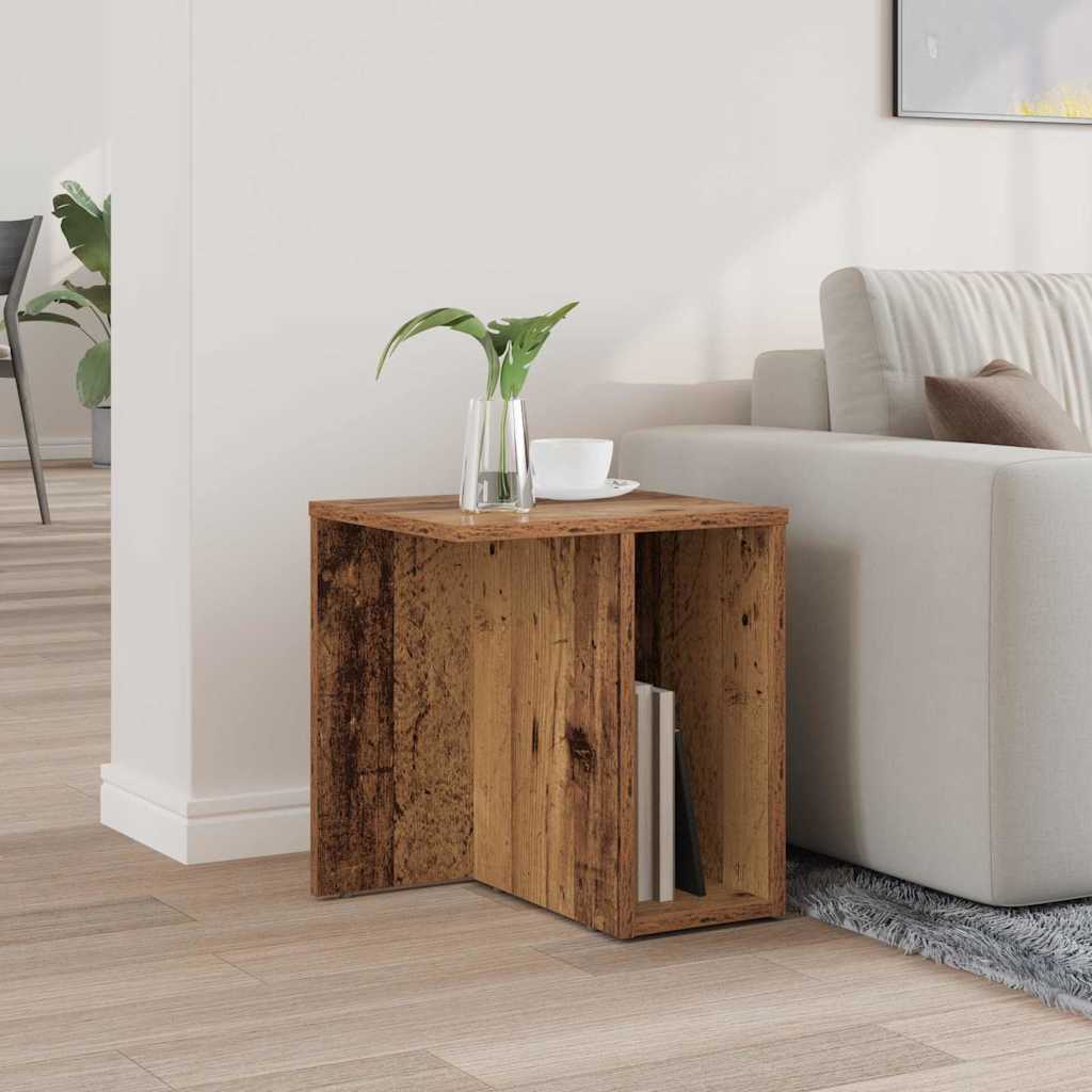 End Table Παλιό ξύλο 37 x 32 x 40 εκ Επεξεργασμένο ξύλο