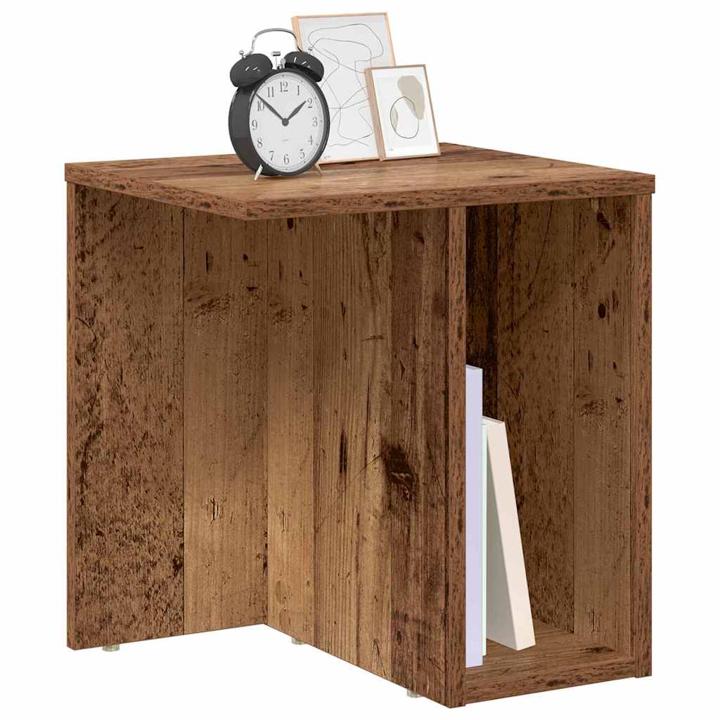 End Table 2 pcs Παλιό ξύλο 37 x 32 x 40 εκ Επεξεργασμένο ξύλο